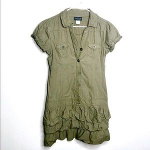 VENUS Jade Green Short Sleeve Dress